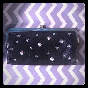 HOBO Leather Studded Wallet